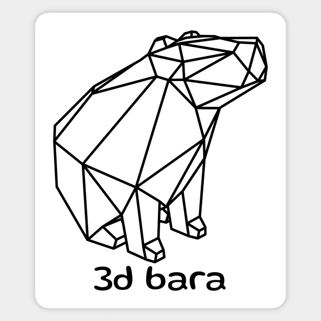 3D CAPYBARA FUTURE ROBOT SWAGORADE Sticker by capyfarta